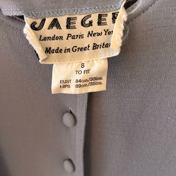 SOLD 100% wool Vintage button down dress - Picture 3 of 7